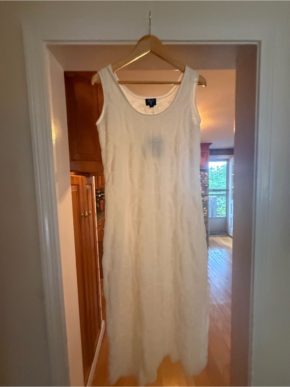 NWT Roller Rabbit x Target White Textured Maxi Dress Size M